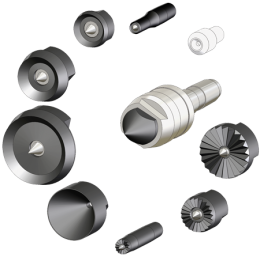 Tailstock interchangeable heads for wood turning